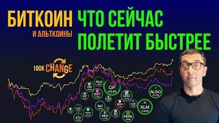 БИТКОИН  ЧТО СЕЙЧАС ПОЛЕТИТ БЫСТРЕЕ