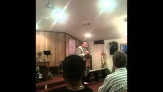 Bro John preaching "beware of the dog"