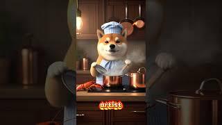 Paw-starred Symphony: A Shiba's Michelin Journey #dog #funnydogs#ai