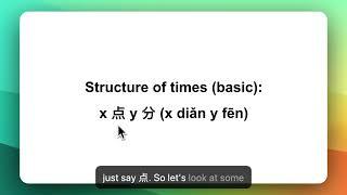 Structure of times | Chinese grammar for beginners #chinesegrammar #hsk1 #xmmandarin