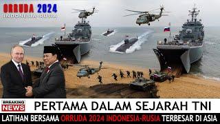 ORRUDA 2024 !! LATIHAN TERBESAR RUSIA-INDONESIA GUNAKAN JET TEMPUR SUKHOI & KAPAL SELAM NUKLIR