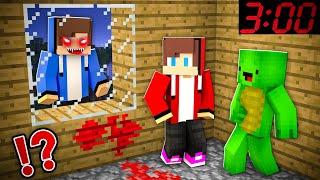 We Escapes from Scary FAKE JJ at 3:00 AM in Minecraft Challenge - Maizen