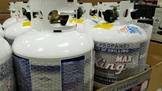 Costco! Empty 20# Propane tanks with Gauge! $25!