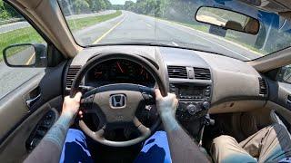 2004 Honda Accord LX V6 - POV Test Drive | 0-60