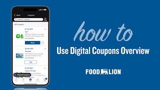 How To Use Digital Coupons Overview