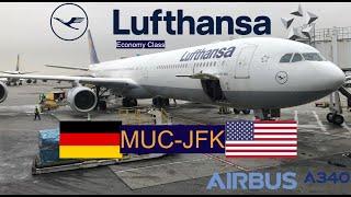 TRIP REPORT | LUFTHANSA A340-600 (Economy) | MUC-JFK