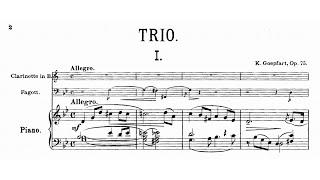 Karl Goepfart: Trio for Clarinet, Bassoon, and Piano, Op. 75 (1898)