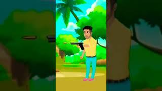 #banduk  se khela tha #cartoon #billa #cartoonvideo #talkingtom