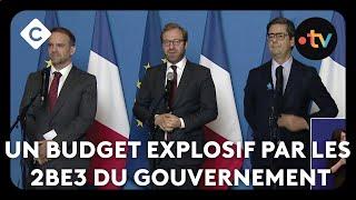 Un budget Explosif par les 2Be3 du gouvernement ’ABC de Bertrand Chameroy  - C à Vous - 21/10/2024