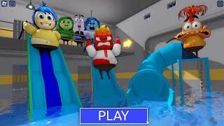 INSIDE OUT 2 WATERPARK! PRISON RUN BARRY! #roblox #obby