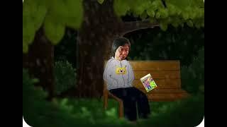 Shigeru Miyamoto waits in the rain for Chris Chan while listening to Dido