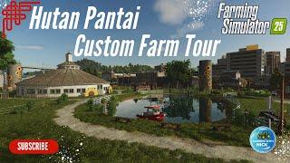 Starting a Large Custom Farm Build in the City on Hutan Pantai FS25