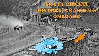 Spa F1 Circuit History, Crashes and Onboard Old layout (FULL LAP 1962)