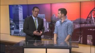 Chris Owen, Rocket Boy and October Sky actor visits Eyewitness News