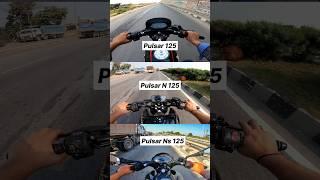 Pulsar 125 vs N125 vs NS 125  First Gear Challenge #shorts #ns125