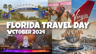 FLY TO FLORIDA WITH US! Virgin Atlantic UPPER CLASS! Disney World & Universal Orlando October 2024