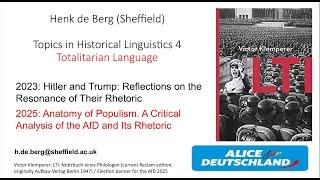 Anatomy of Populism. A Critical Analysis of the AfD and Its Rhetoric (Henk de Berg)