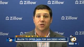 Zillow to offer cash for San Diego homes