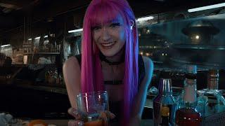 Futuristic Bartender | Calming Evening in a Flying Hotel | SCI-FI ASMR