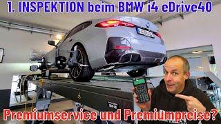 Die erste Inspektion mit meinem BMW i4 eDrive40 - Premiumservice und Premiumpreise? #elektroauto