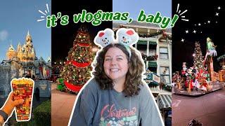 disneyland at christmas time!! vlogmas day 1!