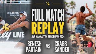 Benesh/Partain vs Ta.Crabb/Sander | 2024 AVP Manhattan Beach Open Quarterfinals