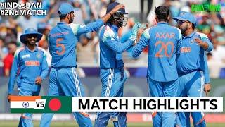 India vs Bangladesh Champions Trophy 2025 Highlights | 20th February 2025 | IND vs BAN Highlights