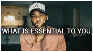 How to figure out what is essential in your life | Corey Jones