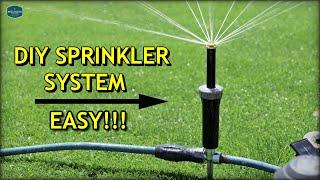 DIY ABOVE GROUND Sprinkler System (2020 UPDATE!)