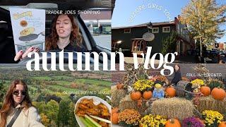 autumn vlog | gilmore girls town, long walks, trader joes and all things pumpkin