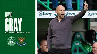 Hibernian 2 St Johnstone 0 | David Gray's Reaction | William Hill Premiership