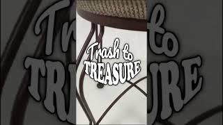 Trash to Treasure Stool for my Bathroom #shorts