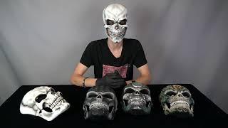 Are you ready to slay this Halloween? Human Skull Mask Collection by 3D Planet Props