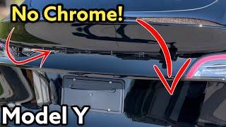 Tesla Model Y Badge Emblem Removal and Replacement | All Black No Chrome!