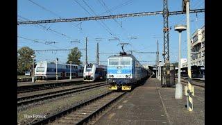 Eisenbahnsommer in Tschechien 006 - Zugverkehr in Kralupy nad Vltavou am 27.08.2024