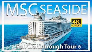 Msc SeaSide | Full Walkthrough Ship Tour & Review | Ultra HD Video | All Public Areas