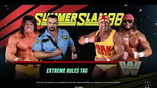 WWE Ultimate Warrior & Big Boss Man vs. Hulk Hogan & Macho Man - Epic Tag Team