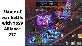 Flame of War battle versus Yo59's alliance 777 | King of Avalon