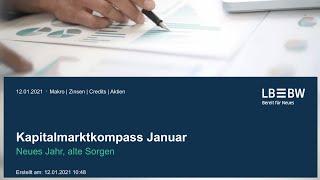 Kapitalmarktkompass Januar 2021 - Neues Jahr, alte Sorgen