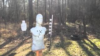 AR15s in 9mm and .223 vs Rubber Dummies