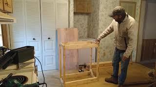D.I.Y. Dresser build from construction lumber.(2x6 & 2x4)
