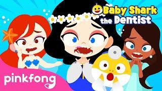 🩹 OUCH, My Teeth Hurt! | Princesses at the Dentist | Baby Shark's Hospital Play | Official Pinkfong