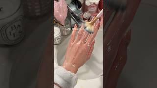 ️ASMR Handcare routine #nailcare #facial #selfcareroutine #athomespaday #selfcare