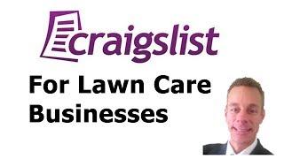 Craigslist for your lawncare business