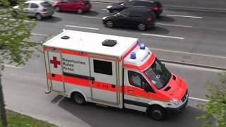 Ambulance Bavarian Red Cross responding code 3