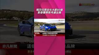 "全球車廠四哥"斯泰蘭蒂斯近1年多市值掉2/3 瑪莎拉蒂去年大虧89億傳列出售清單 外媒點名中國奇瑞汽車可能接手｜非凡財經新聞｜20250622 #shorts
