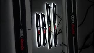 Moving LED Door Sills for AUDI