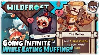 Going Infinite While Eating Muffins!! | Wildfrost (Friends & Foes Update)