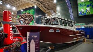 A Battleship on the Water ! Hewes 290 Adventure ! (Seattle Boat Show ! )