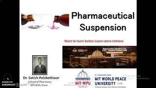 Pharmaceutical #Suspension Part I